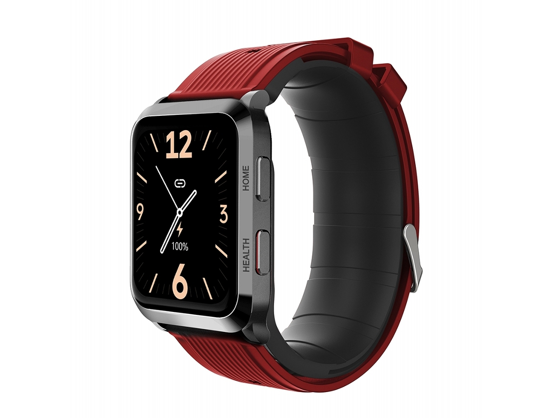Smartwatch S6T 1.7 Polegada Bomba de Ar Suporta Detecção de Frequência Cardíaca, Detecção de Pressão Arterial, Detecção de Oxigênio no S