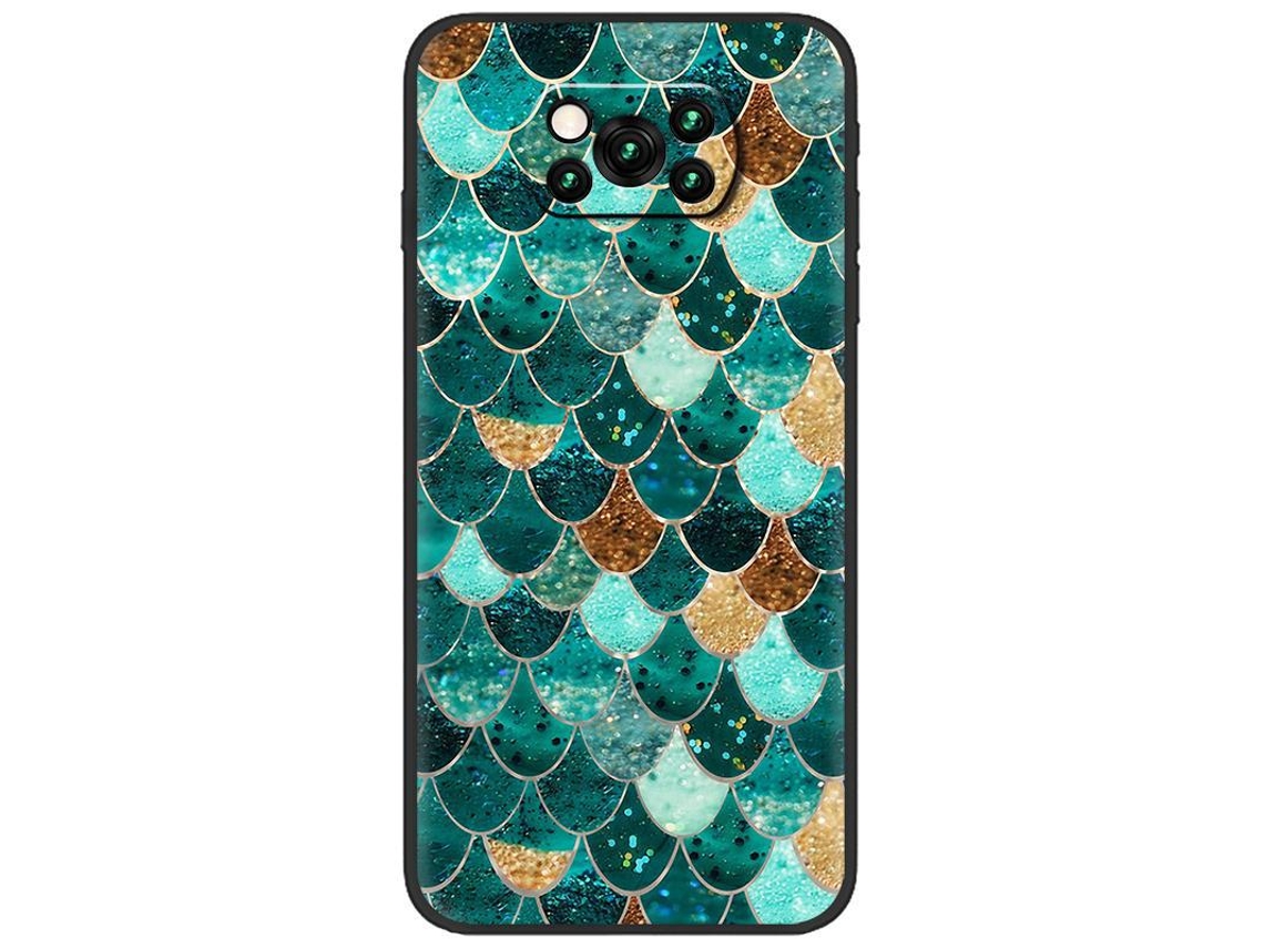 Capa De Silicone Tpu Para Xiaomi Poco X3 Nfc Verde Escuro Panoona