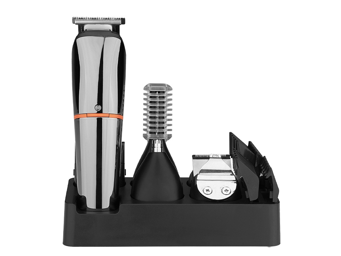 6 em 1 Máquina Cortar Cabelo Recarregavel6 NANA Lk-860Prata