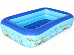 Piscina Inflável Retangular Grande e Espessa, Durável Espaçosa para Toda a Família - Portátil CHABERLU