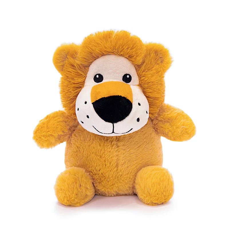 Boneco de Pelúcia de Animal de Desenho Animado Fofo e Realista. MDUG (leão 25cm)