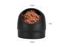 Conjunto De Fios De Limpeza Para Ferro De Soldar Laxiscreed Com Suporte Industrial