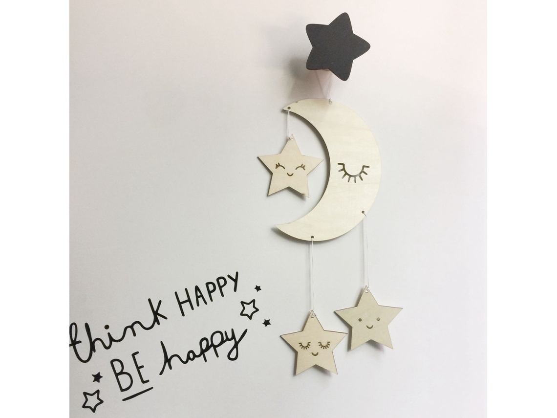 Pingente Lua E Estrela (tendência Ins, Decoração De Casa Nórdica) Eoocoo