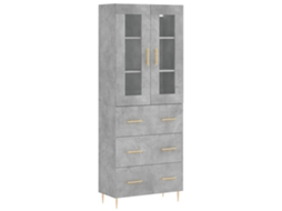 Highboard, Highboards Vidaxl Cinzeto Madeira Processada (n/a)
