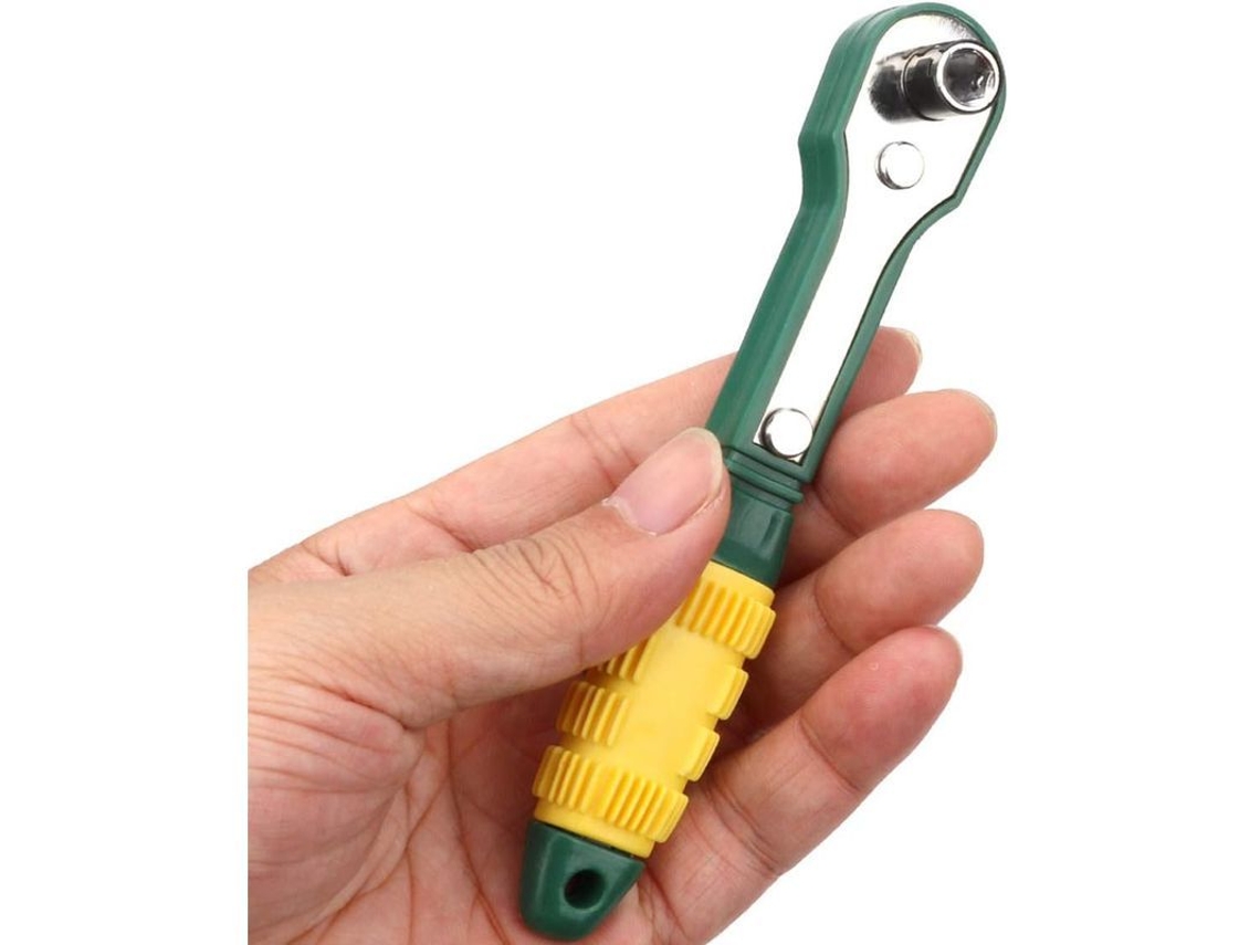 Chave de Trinquete Rápida Mini 6.35cm 1/4 polegadas, Ferramentas de Reparação DIY S/MARCA