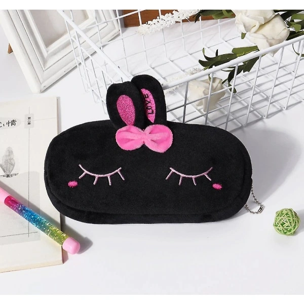 Estojo para Lápis, Macio, Organizador, Pelúcia, Escolar AQUAFORGE