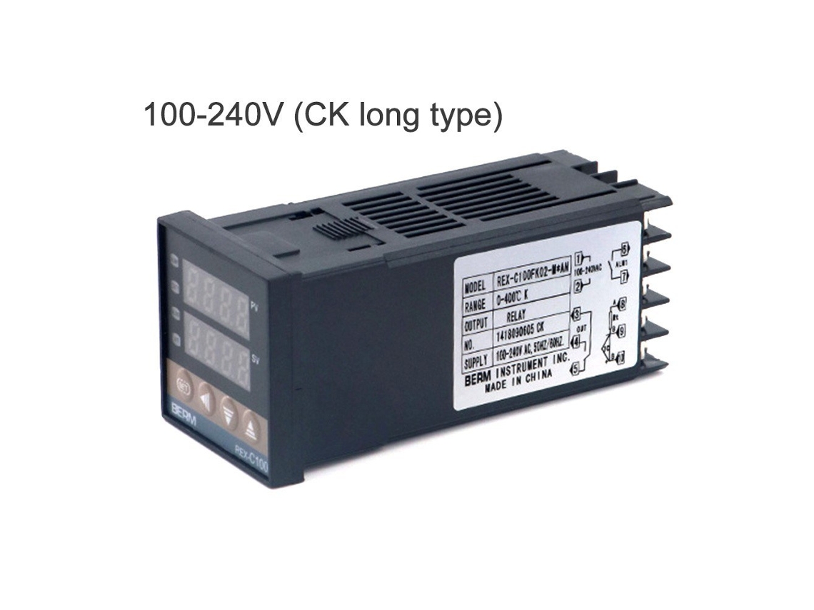Controlador de Temperatura Digital Pid Rex-C100Fk02-M * An Saída de Relé Tipo 0 a 400Ck 100-240V Ck Longo #2