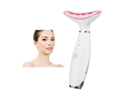 Massajador Facial Dispositivo De Beleza De Rejuvenescimento Da Pele Para Lifting De Pescoço Baseado Em Rosto E Pescoço Em Tripla Ação Branco Yizhood