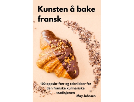 Livro Kunsten å bake fransk de May Johnsen (Inglês)