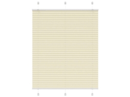 Vidaxl Creme Plissada Cega 105x100 Cm Largura Tecido 104,4cm Poliéster
