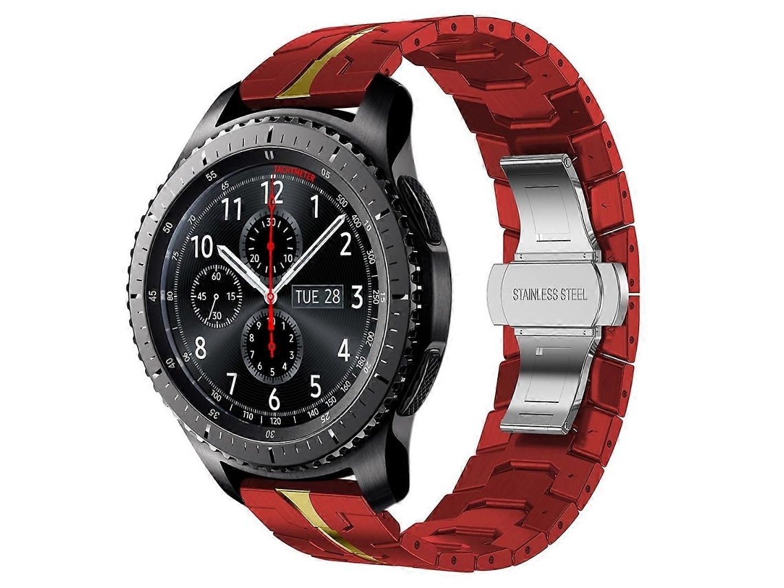Pulseira De Metal Em Aço Inoxidável Para Samsung Gear S3 Frontier Armor