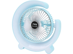 Ventilador Portátil Pequeno E Recarregável, Potente, Para Uso Em Mesa.