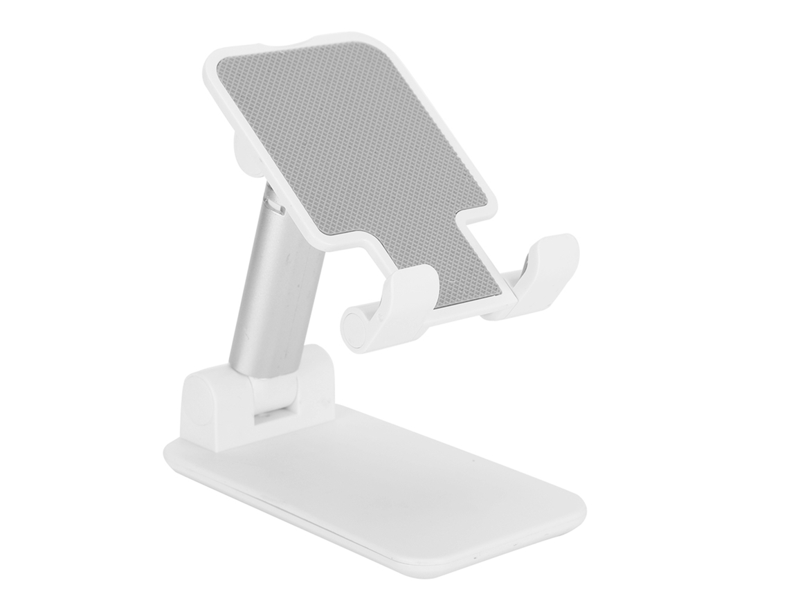 Mali suporte Ajustável para Celular e Tablet Pasta com Espelho Design Ergonômico Branco