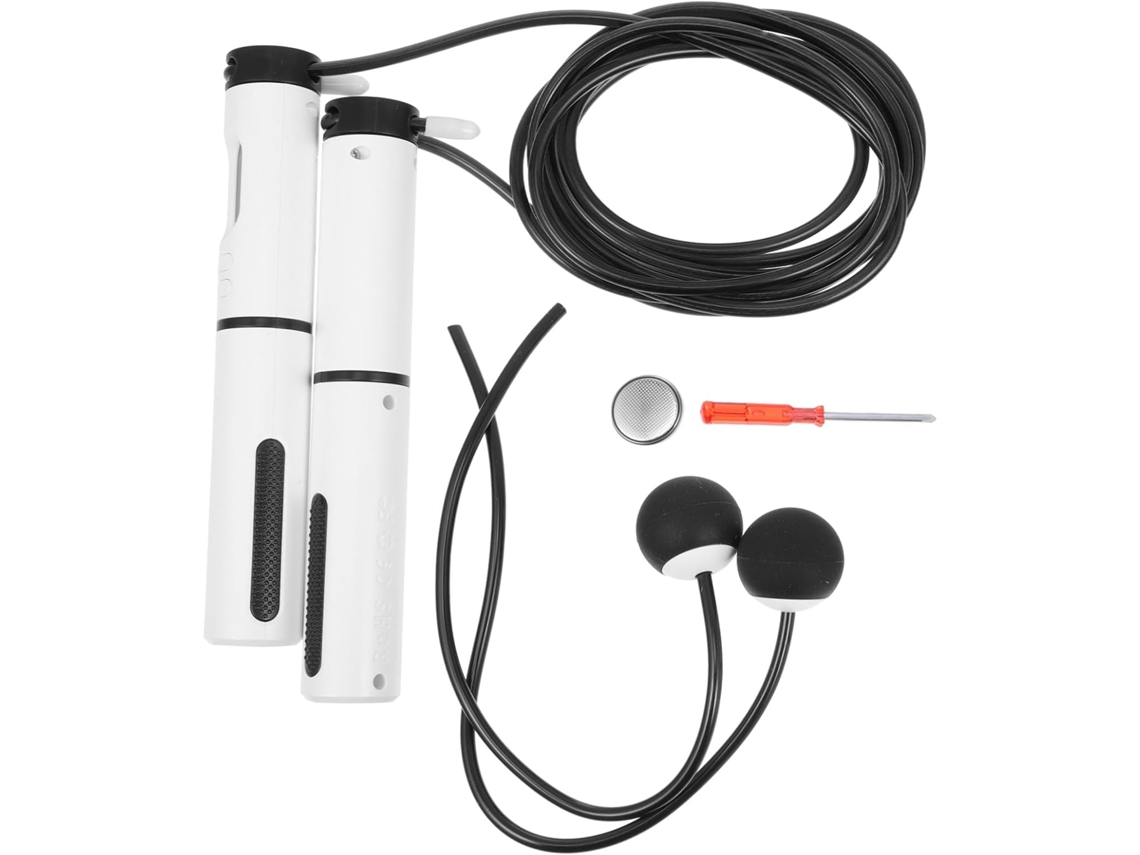 Corda De Pular Inteligente, Feita De Pu Durável, Sem Peso, Para Exercícios Físicos E Com Rolamento Interno, Ideal Para
