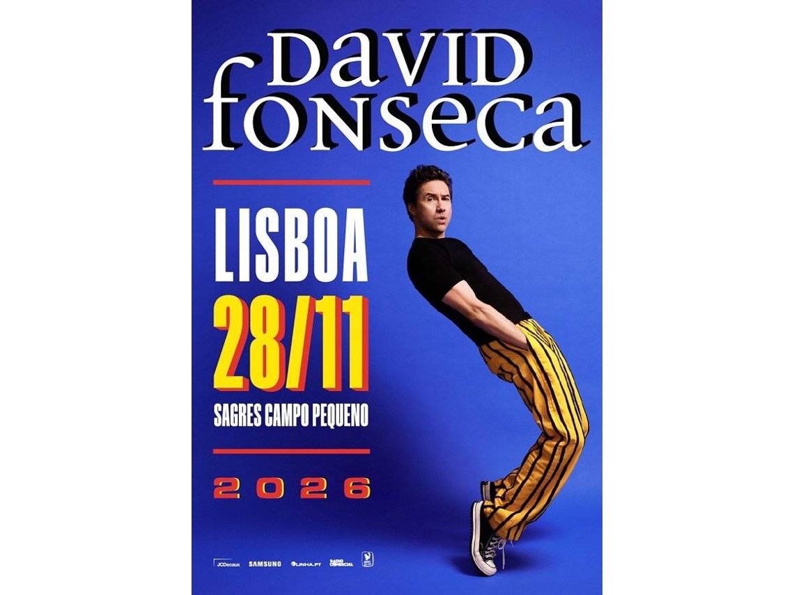 Bilhete DAVID FONSECA|LISBOA