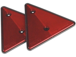 Triângulo Refletor Traseiro Tb17, Vermelho, Pacote Com 2