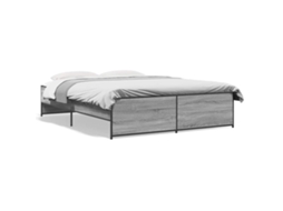 Estrutura de Cama Derivados de Madeira/metal 160x200 cm MAISON EXCLUSIVE