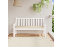 Vidaxl Almofadão P/ Banco De Jardim 150x50x7 Cm Tecido Oxford Bege