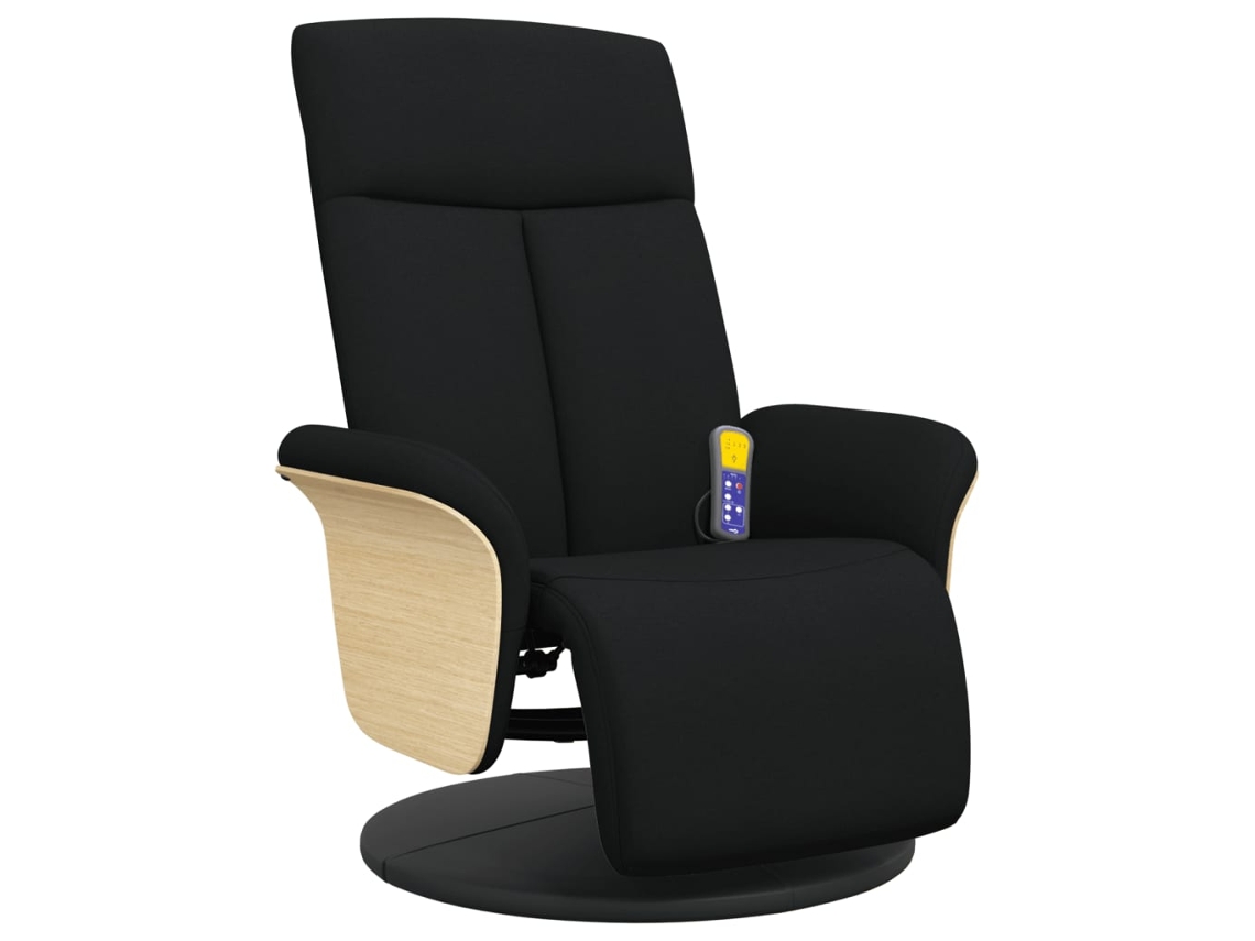 Massage Recliner Chair, Massage Recliner Chairs Vidaxl Preto Tecido
