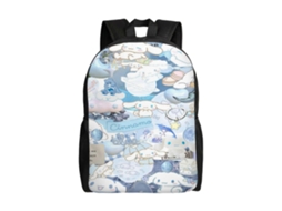 Mochila De Estudante Cinnamoroll S241, Durável E Leve, Com Alça De Ombro Impermeável E Respirável. Olysi Shop