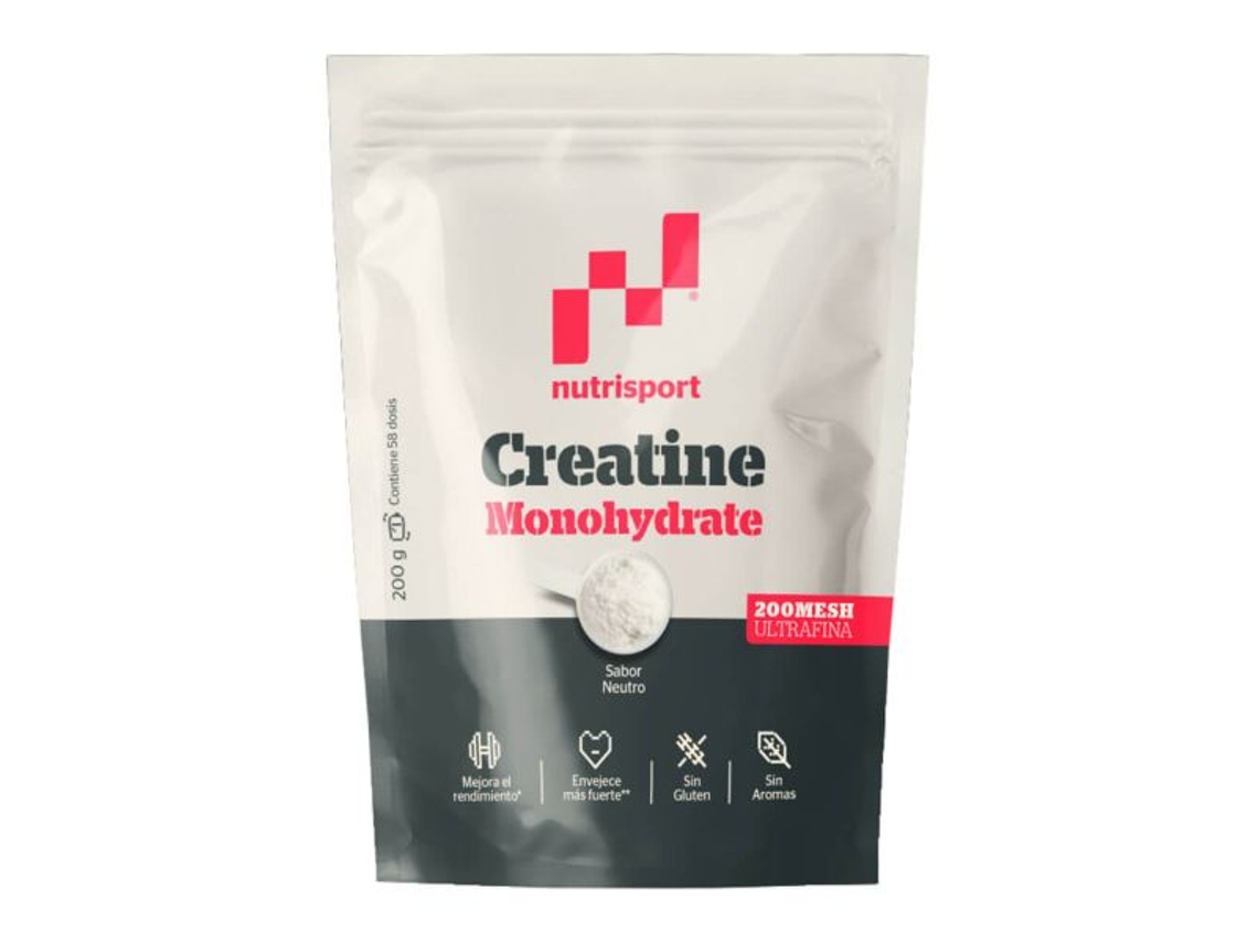 Creatine Macacãohydrate 200 Mesh - 200g Neutro Da Nutrisport