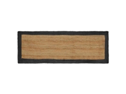 Conjunto 1 Tapete Moderno Vidaxl Cinzento Escuro Juta (80 X 300 Cm)