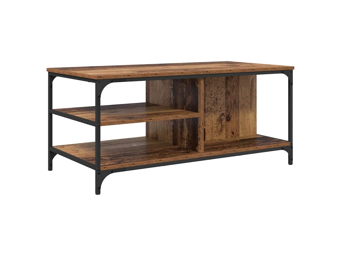 Mesa de Centro Madeira Antiga 100 X 50 X 45 Cm MAISON EXCLUSIVE