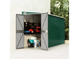 Vidaxl Abrigo Suspenso P/ Jardim 118x288x178 Cm Aço Galvanizado Verde