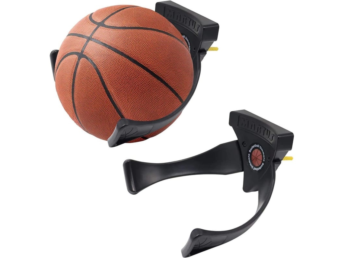 2 Unidades Suportes De Bola Para Parede Para Armazenamento De Basquete Futebol Vôlei Bola De Exercício