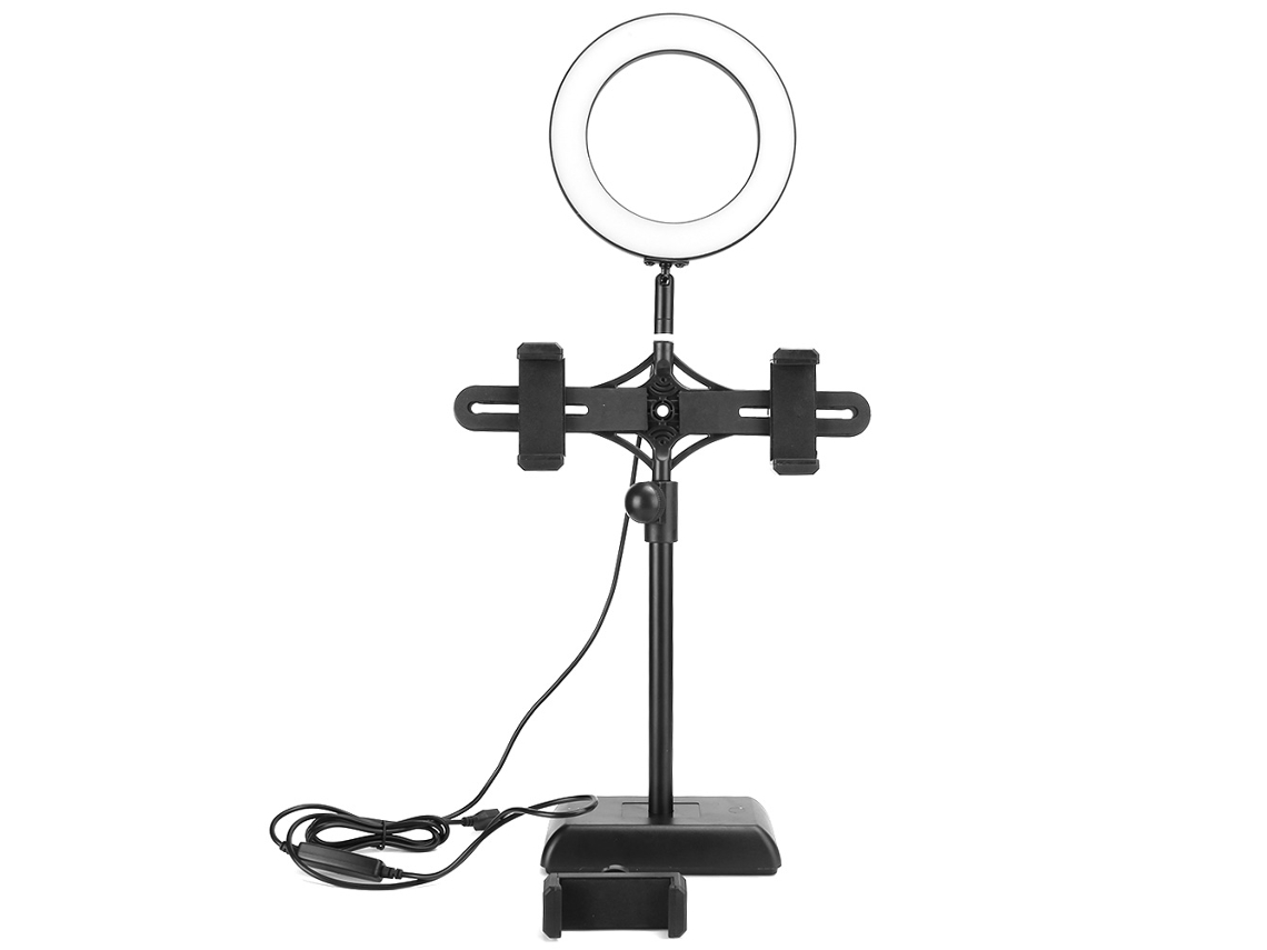 Suporte Para Telefone Portátil Com Iluminação Led