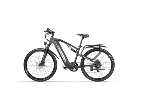 Bicicleta Elétrica Bafang SHENGMILO 500W Bateria Embutida 48V 17 5Ah Bateria Removível 7 Velocidades 27 5 Pneus Masculino Feminino S26 Preto