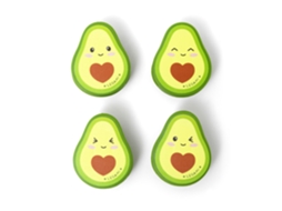 Conjunto 4 Clips para Sacos - Avocado