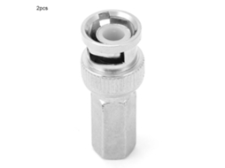 Laxiscreed Conector Bnc Macho Para Câmaras Cctv, Compatível Com Rg59 E Cabos 6u