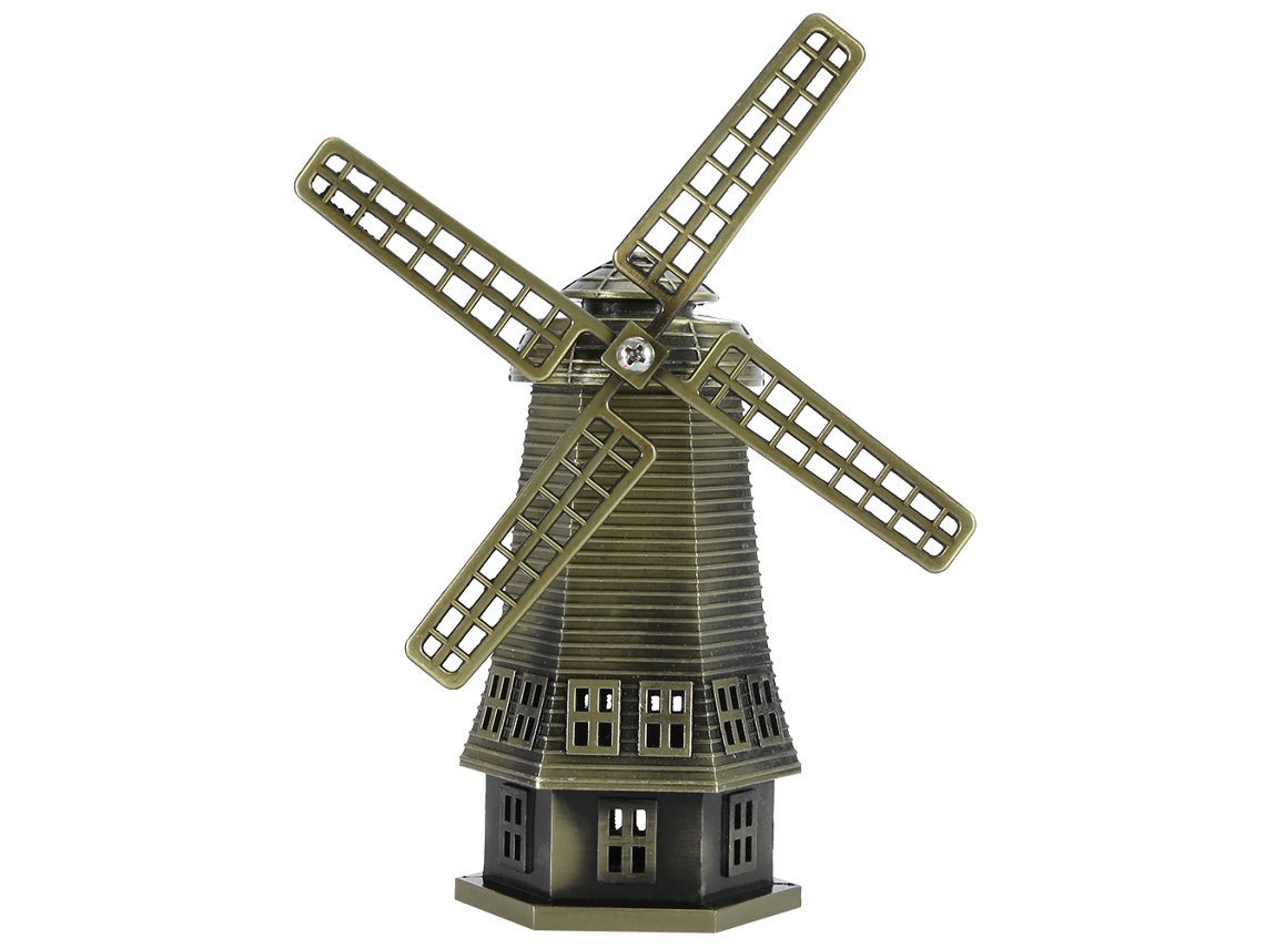 Moinho Holandês Metal Decorativo Mesa