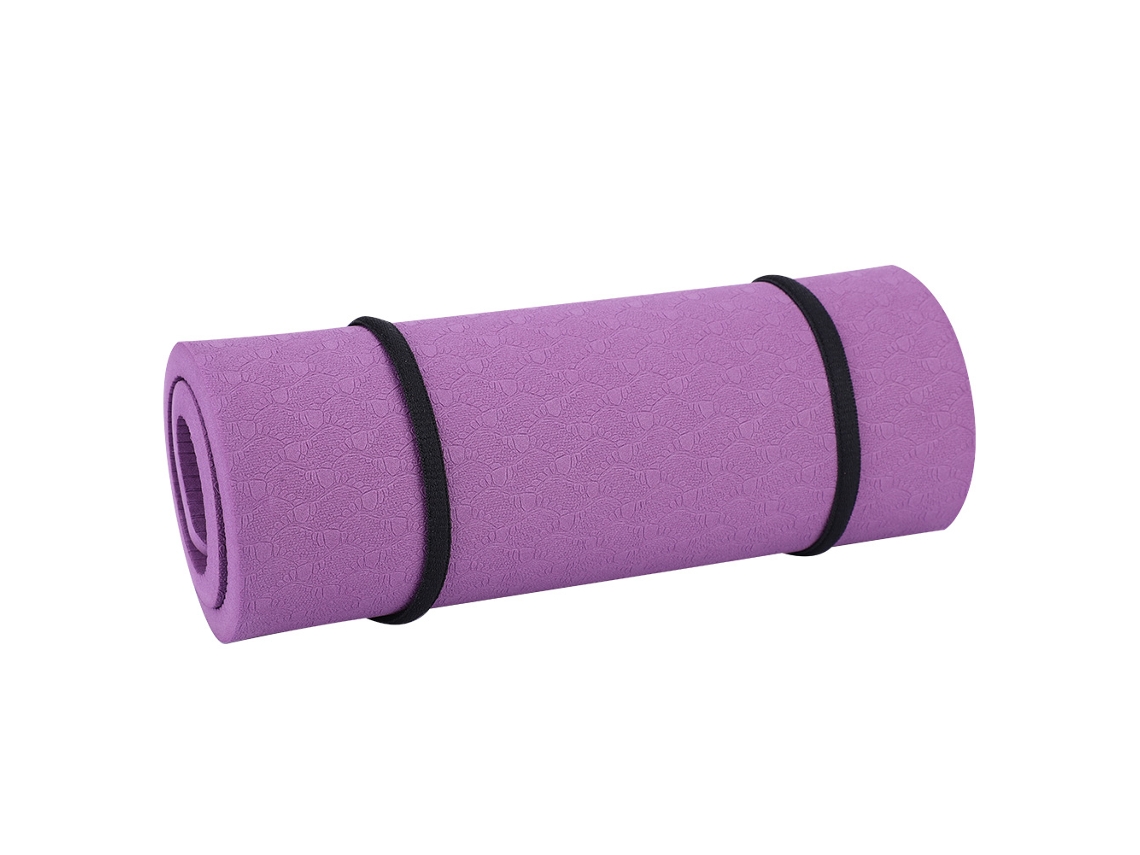 Tapete de Yoga e Fitness em Eva para Joelhos, Alivia Dores, Ecológico (vermelho escuro)-aquaforge
