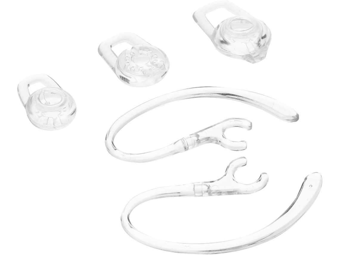 60 Unidades de Pontas Auriculares Transparentes de Substituição para Fones de Ouvido Sem Fio. SFUSHOS