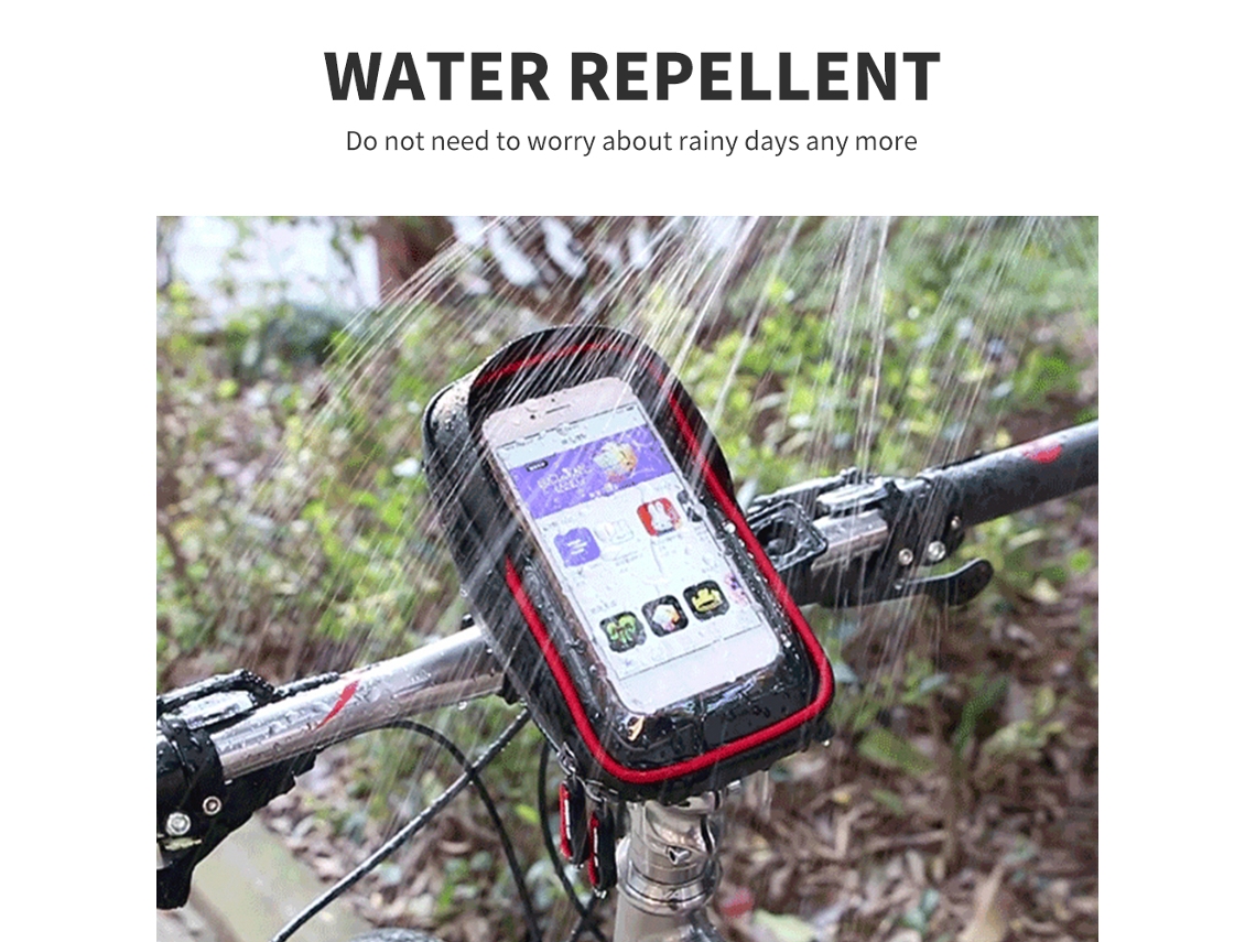 Business bolsa para Bike com Suporte de Telefone Touchscreen À Prova D'água 6 polegadas