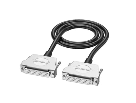 Cabo Blindado Db50 Macho Fêmea De 50 Pinos, Cabo De Extensão Preto Para Aplicações Comerciais