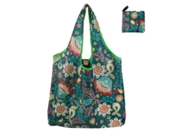 Sacola de Compras Dobrável com Estampa Floral, Sacola de Supermercado, Sacola de Compras Tipo Sacola_dez GOKOCO