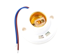 Conjunto De 2 Soquetes Com Sensor De Luz, Compatíveis Com Lâmpadas Led.