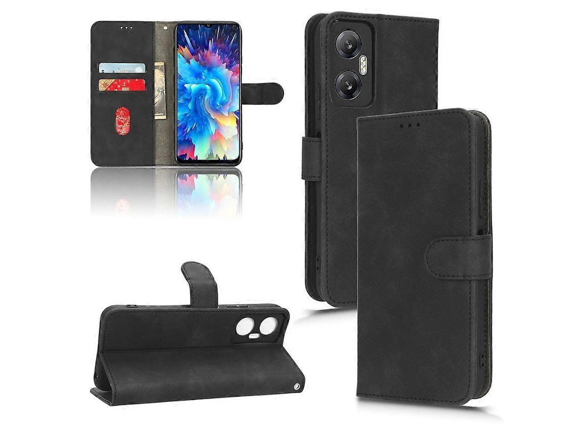 Capa De Celular Flip Magnética Em Couro Sintético Com Toque Suave Para Infinix Hot 20 5g