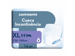 Cuecas Incontinência XL CONTINENTE emb. 14 un