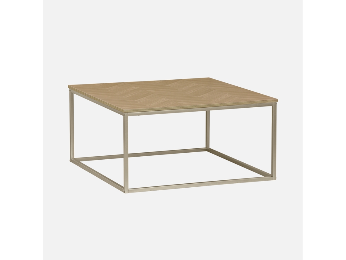 Mesa de Centro com Efeito de Madeira de Espinha de Peixe Natural SWEEEK