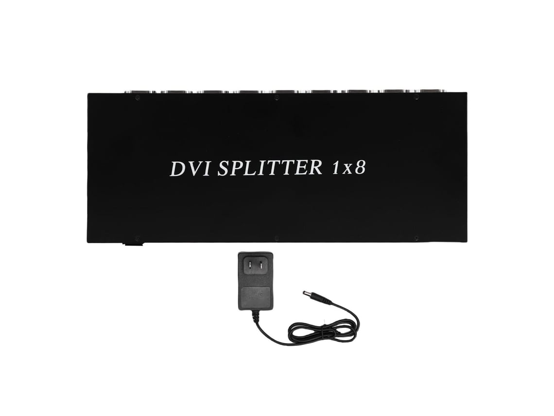 Divisor Dvi 1 Entrada 8 Saídas Distribuição Transmissão de Vídeo 4k EOOCOO