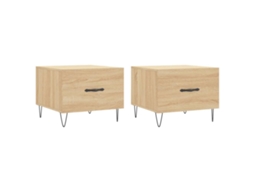 Coffee Table, Coffee Tables Vidaxl Marrom Madeira Processada (n/a)