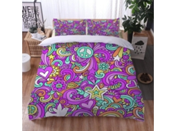 Capa de Edredom Infantil em Microfibra Fronha 200x200 Cm (LxA)
