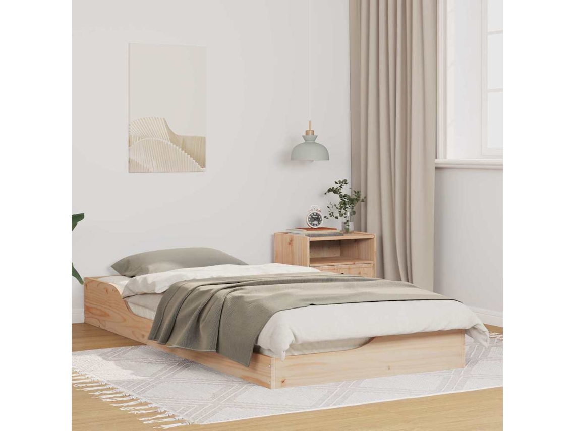 Vidaxl Estrutura Da Cama Castanho 80 X 200 Cm