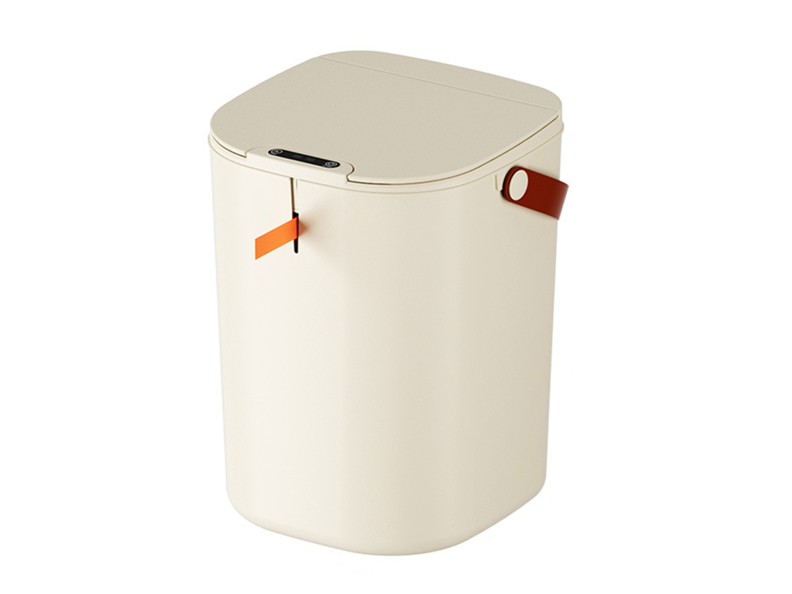 Lixeira com Sensor Automática 20l Sem Toque Cor Creme S/MARCA