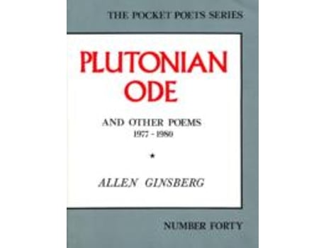 Livro plutonian ode de allen ginsberg (inglês)