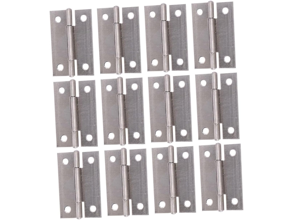 Conjunto De 40 Dobradiças Ferro Para Armários, Móveis E Portas